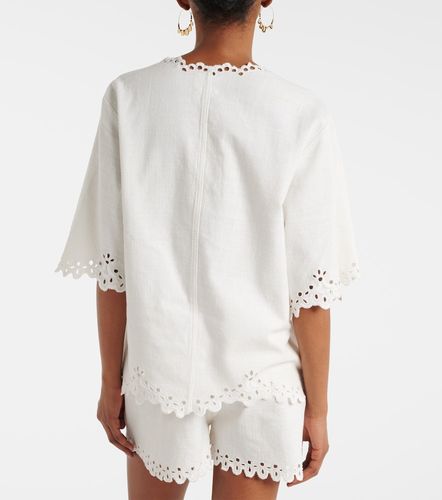 Top Shana de algodón bordado - Marant Etoile - Modalova