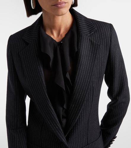 Pinstripe wool-blend blazer - Nina Ricci - Modalova