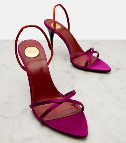 Sandalias Justify de crepé satén - Saint Laurent - Modalova