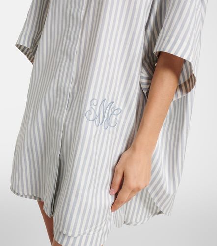 Camicia in seta e lana a righe - Stella McCartney - Modalova