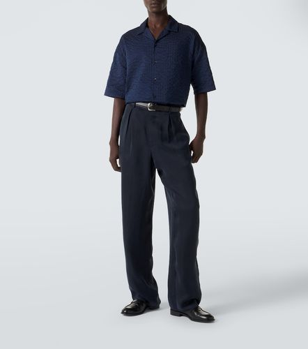 Pantalones anchos de satén - Giorgio Armani - Modalova