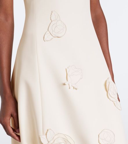 Leo Lin Floral-applique midi dress - Leo Lin - Modalova