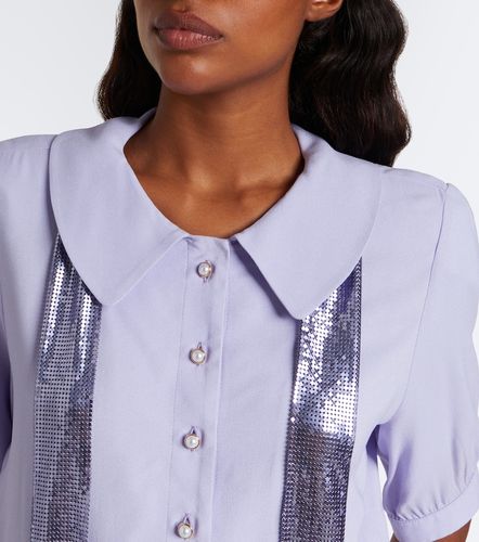 Rabanne Blusa in crêpe - Rabanne - Modalova