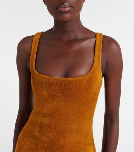 Alaïa Midikleid aus Samt - Alaia - Modalova