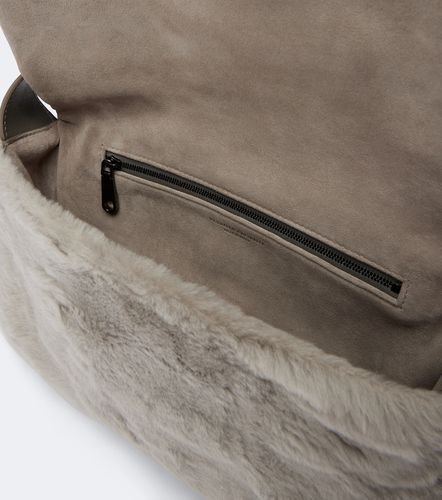 Bolso cruzado Medium de borrego - Brunello Cucinelli - Modalova