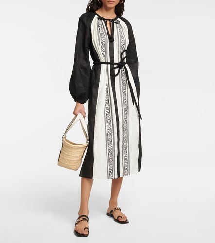 Tory Burch Embroidered linen kaftan - Tory Burch - Modalova