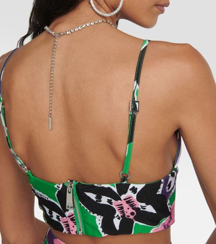 Area Top cropped con stampa - Area - Modalova