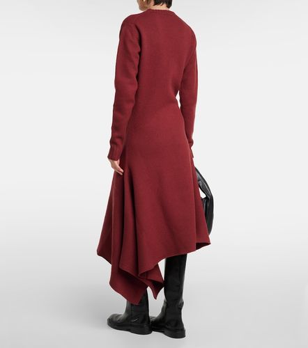 Asymmetric wool midi dress - Jil Sander - Modalova
