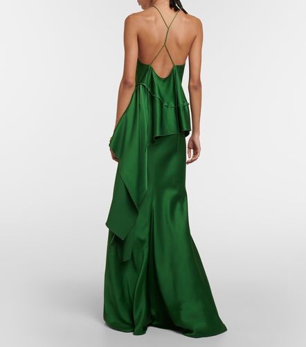 Victoria Beckham Top in raso - Victoria Beckham - Modalova