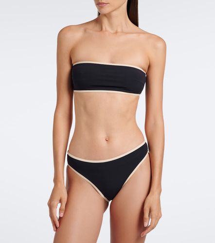 Top de bikini bandeau de jersey - Toteme - Modalova