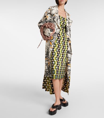 Vestido midi de crepé estampado - Dries Van Noten - Modalova
