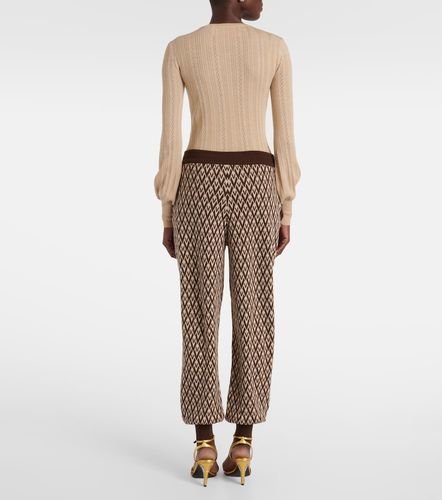 Toute la V virgin wool sweatpants - Valentino - Modalova