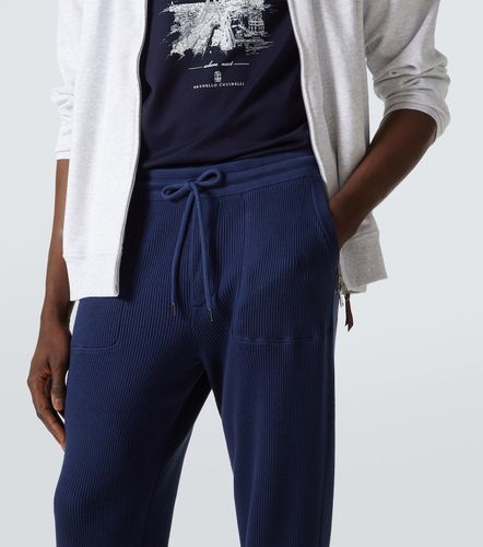Cotton jersey sweatpants - Brunello Cucinelli - Modalova