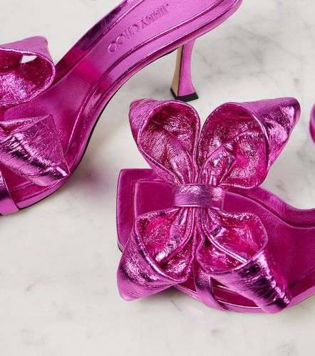 Metallic Sandalen Staz 90 aus Leder - Jimmy Choo - Modalova