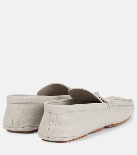 Khaite Billy leather penny loafers - Khaite - Modalova