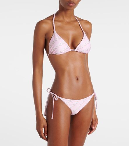 Versace Printed bikini top - Versace - Modalova