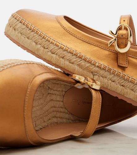 Elda metallic leather espadrilles - Gianvito Rossi - Modalova