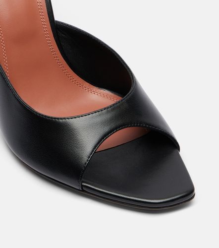 Amina Muaddi Alexa 95 leather mules - Amina Muaddi - Modalova