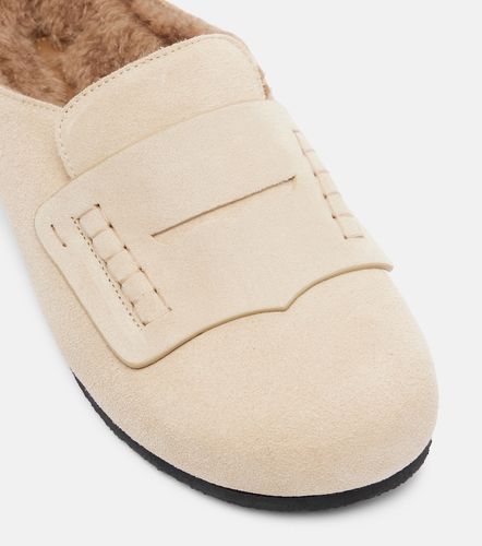 Shearling-lined suede mules - Jacquemus - Modalova
