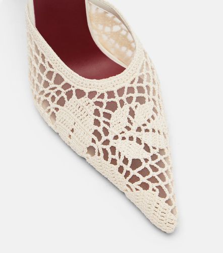 Mules de croché y piel - Magda Butrym - Modalova