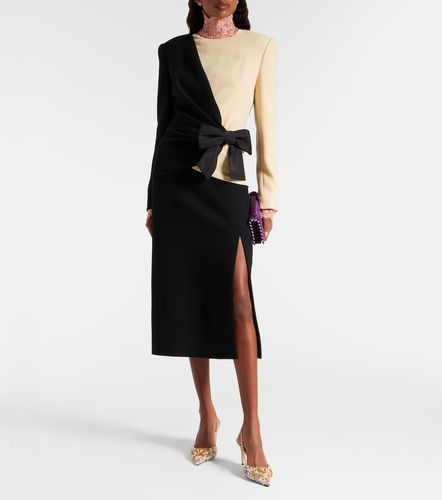Midikleid aus Schurwolle mit Seide - Valentino Garavani - Modalova