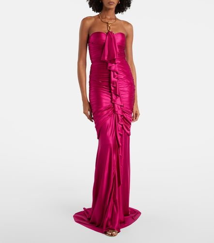 Balmain Bustier-Robe aus Satin - Balmain - Modalova