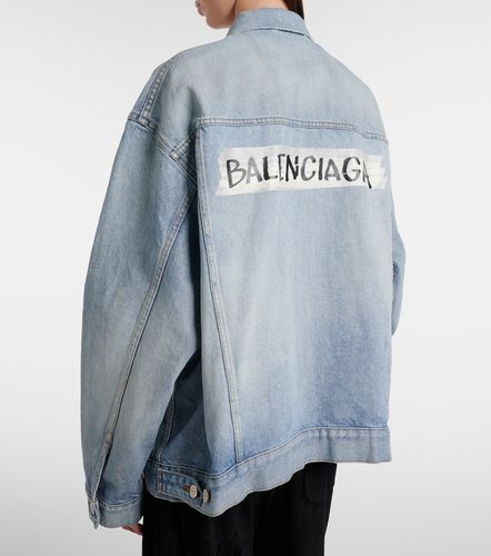 Balenciaga Giacca di jeans con logo - Balenciaga - Modalova