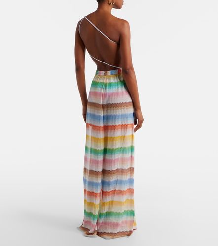 Zigzag knitted wide-leg pants - Missoni - Modalova
