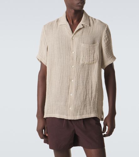 Camicia bowling Botad in lino - Le Kasha - Modalova
