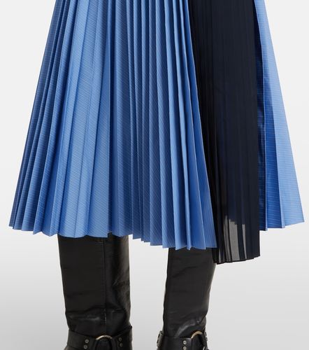 Falda midi de popelín en mezcla de algodón - Sacai - Modalova