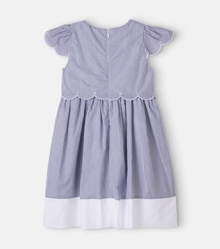 Vestido de algodón a rayas festoneado - Patachou - Modalova
