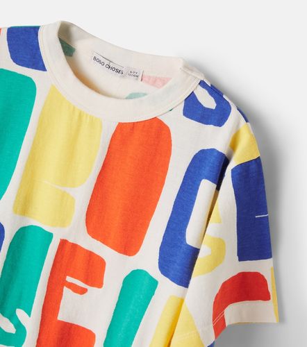 Camiseta de algodón con colorblock y logo - Bobo Choses - Modalova