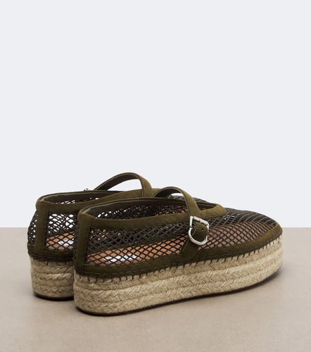 Alaïa Plateau-Espadrilles mit Veloursleder - Alaia - Modalova