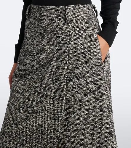 Wool, silk, and alpaca-blend tweed pencil skirt - Dolce&Gabbana - Modalova