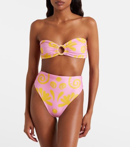 Lulu printed bandeau bikini top - Cala de la Cruz - Modalova