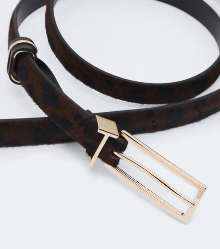 Leopard-print calf hair belt - Tom Ford - Modalova