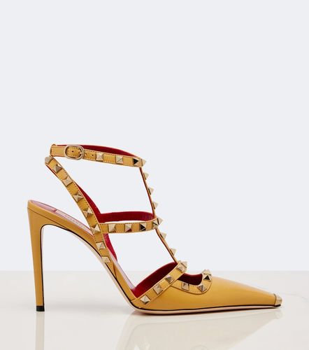 Rockstud leather slingback pumps - Valentino Garavani - Modalova