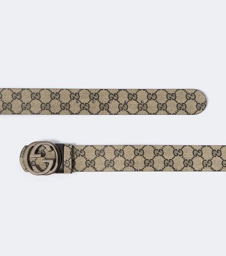 Cintura reversibile Interlocking G in canvas GG - Gucci - Modalova