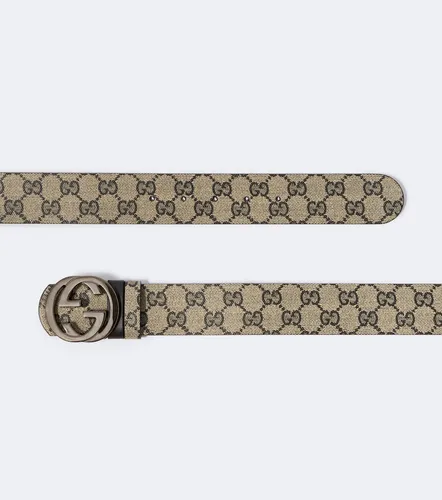 Interlocking G reversible GG canvas belt - Gucci - Modalova