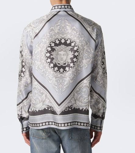 Camicia Neoclassical Barocco in twill di seta - Versace - Modalova
