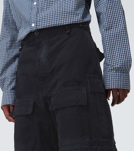 Pantalones cargo en sarga de algodón - Balenciaga - Modalova