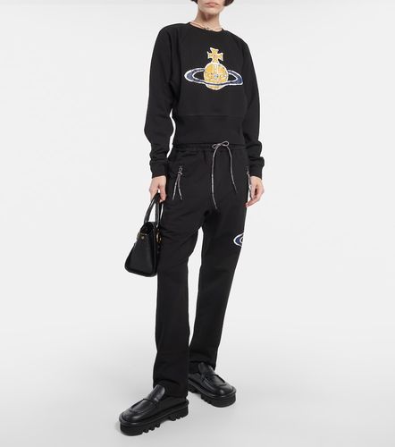 Orb printed cotton jersey sweatpants - Vivienne Westwood - Modalova
