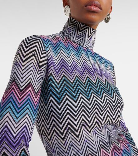Abito a collo alto a zig zag - Missoni - Modalova
