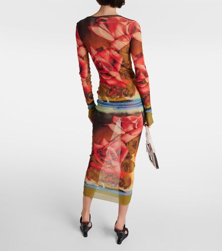 Abito midi con stampa - Jean Paul Gaultier - Modalova