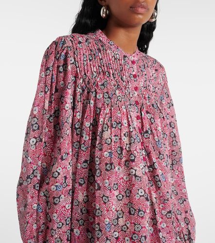 Vestido corto Danael de algodón estampado - Marant Etoile - Modalova
