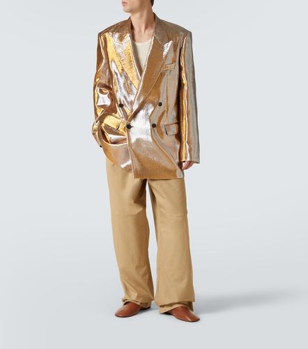 Pantalones rectos de algodón - Dries Van Noten - Modalova