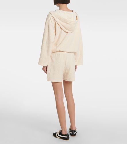 Jacquard cotton-blend terry shorts - Tory Burch - Modalova