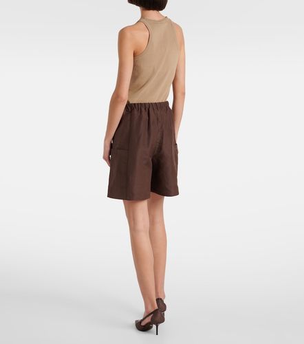 Quebec linen and silk shorts - Max Mara - Modalova