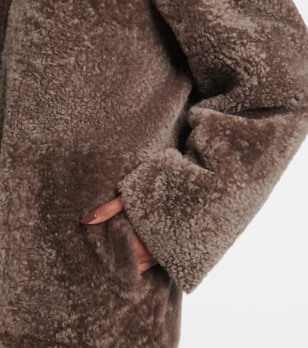 Cappotto reversibile in shearling e pelle con cappuccio - Joseph - Modalova