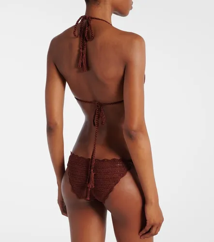 Top de bikini de croché de algodón - Anna Kosturova - Modalova